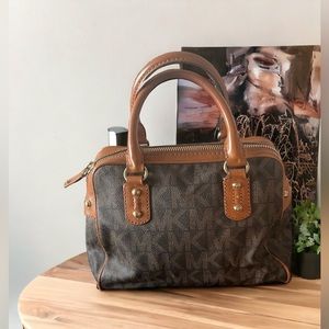 MICHAEL Michael Kors Brown and Tan Mini Bag